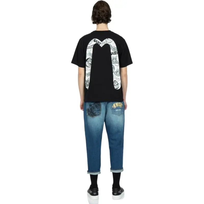 EVISU Jeans Men Denim Blue-5