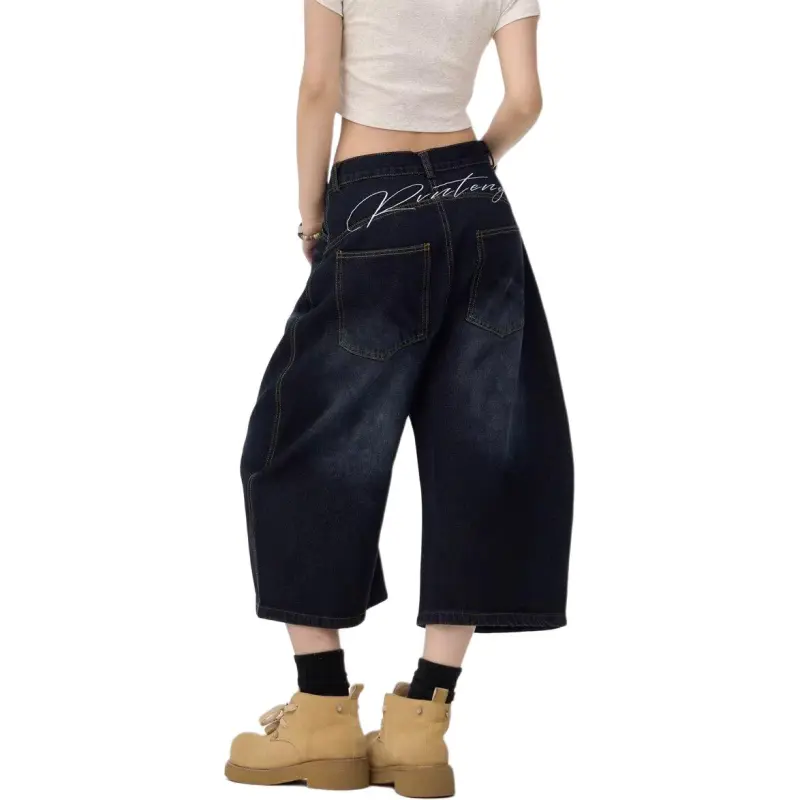 Ordifen Denim Shorts Women's Image Color-5