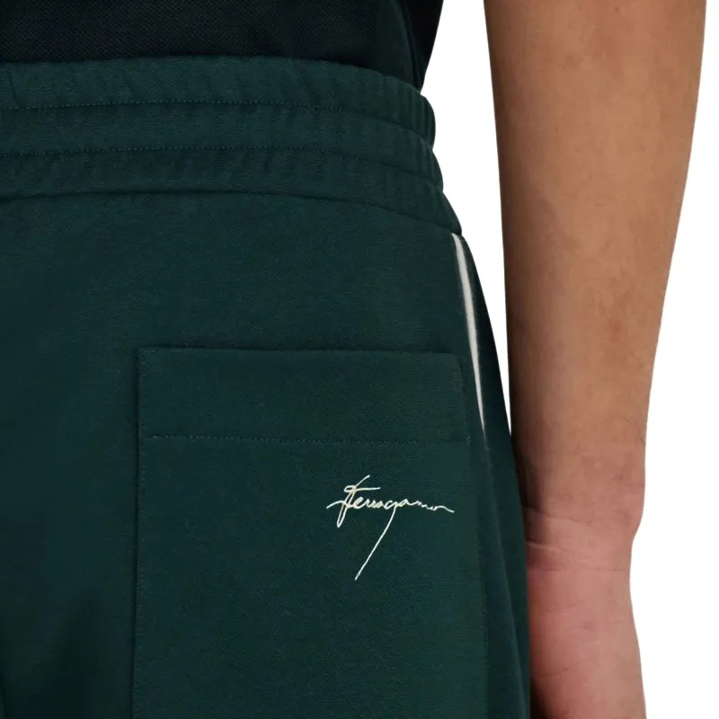 Ferragamo Logo embroidered Sweatpants-4