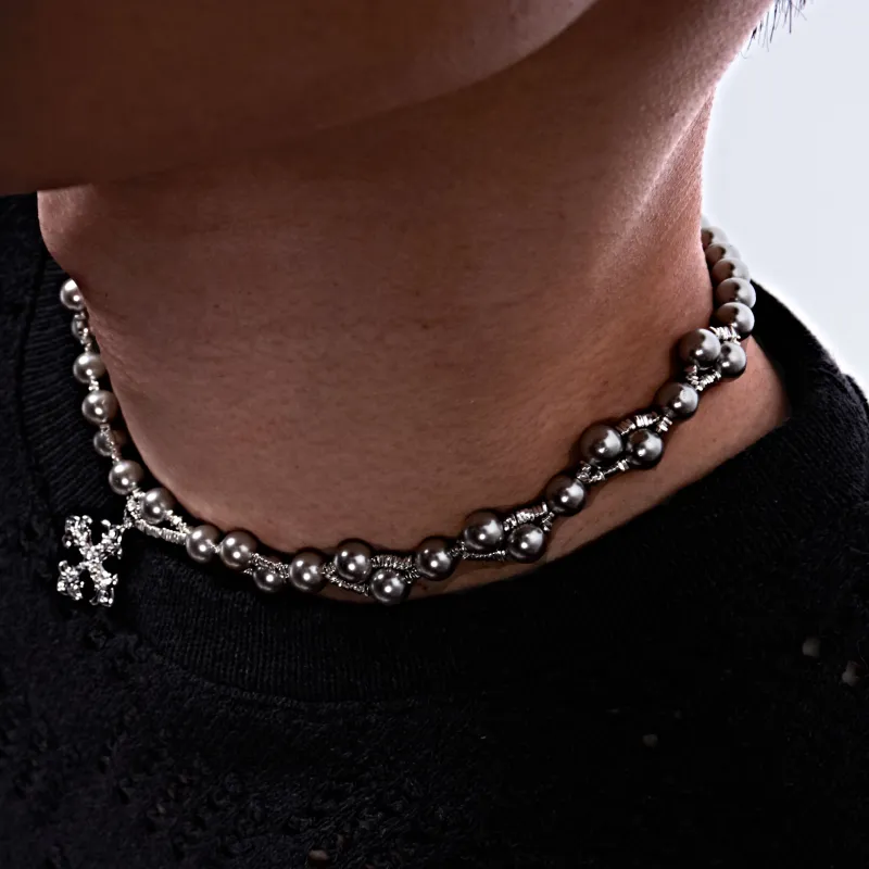 NothingButMini Pearl Necklaces Unisex-7