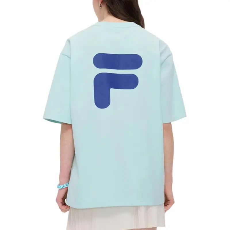 FILA FUSION LIFE T Shirt Unisex Clearwater Light Blue-3