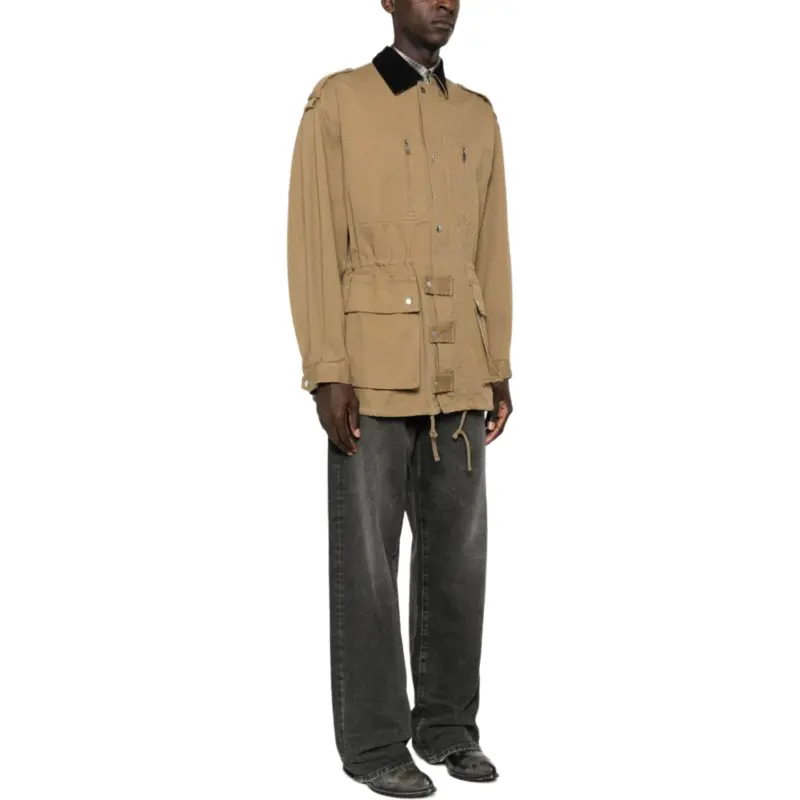 ISABEL MARANT Drawstring Denim Jacket-3