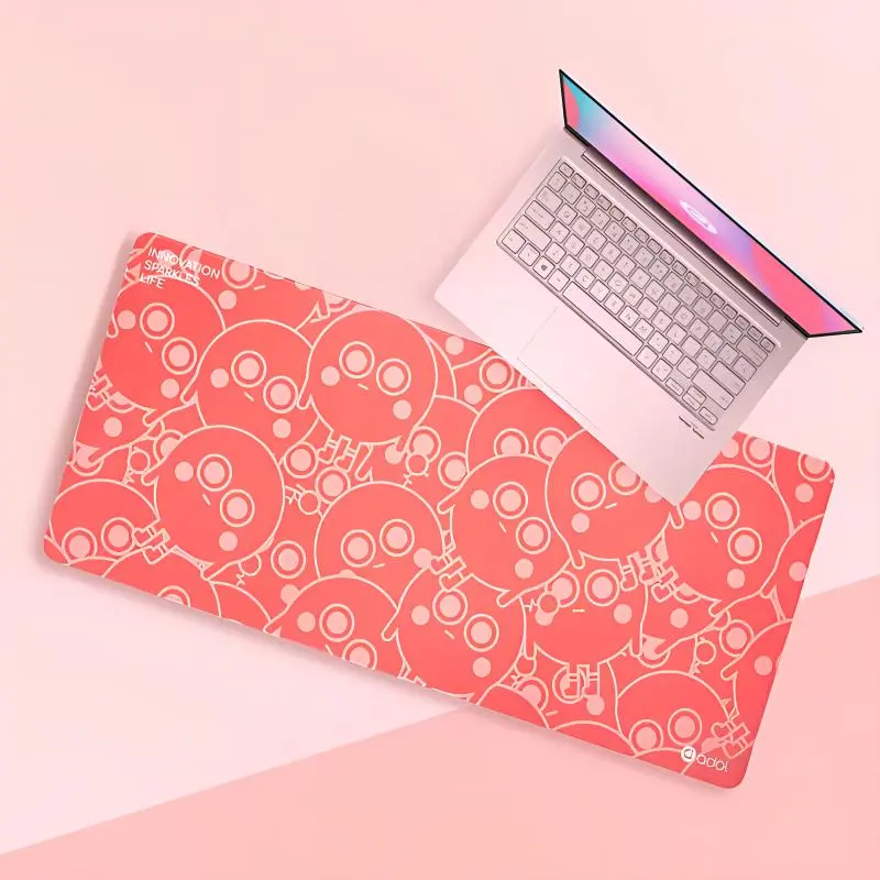 ASUS Jiaji Cloth+Natural Rubber A Bean, Bottom Slip Resistant, Durable, Non Marking Mouse Pads-1
