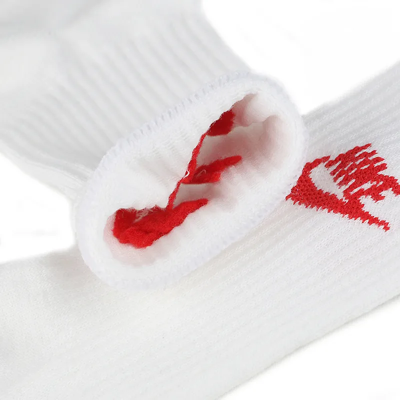 Nike Mid Calf Socks Unisex 3 Pack White-4