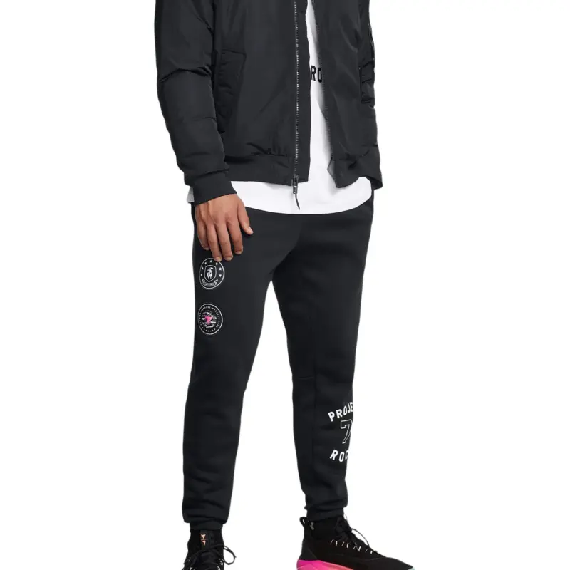 Under Armour Project Rock Casual Pants Men's Black-4