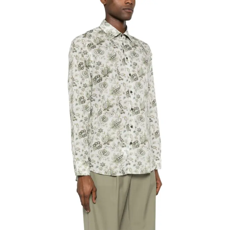 ETRO Paisley Printed Long Sleeved Shirt-3