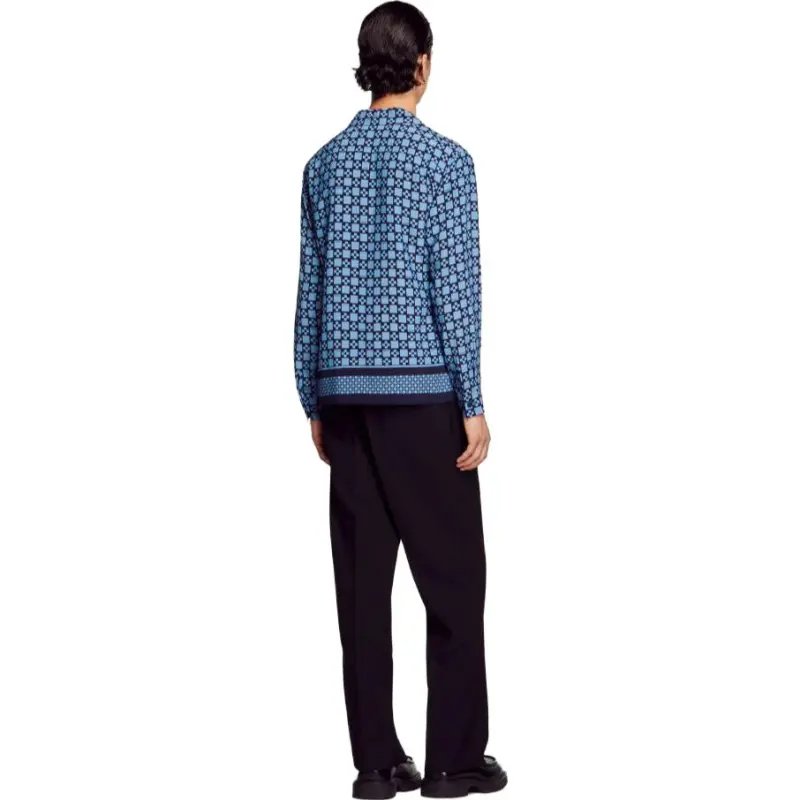 Sandro Shirts Men Sky Blue-2