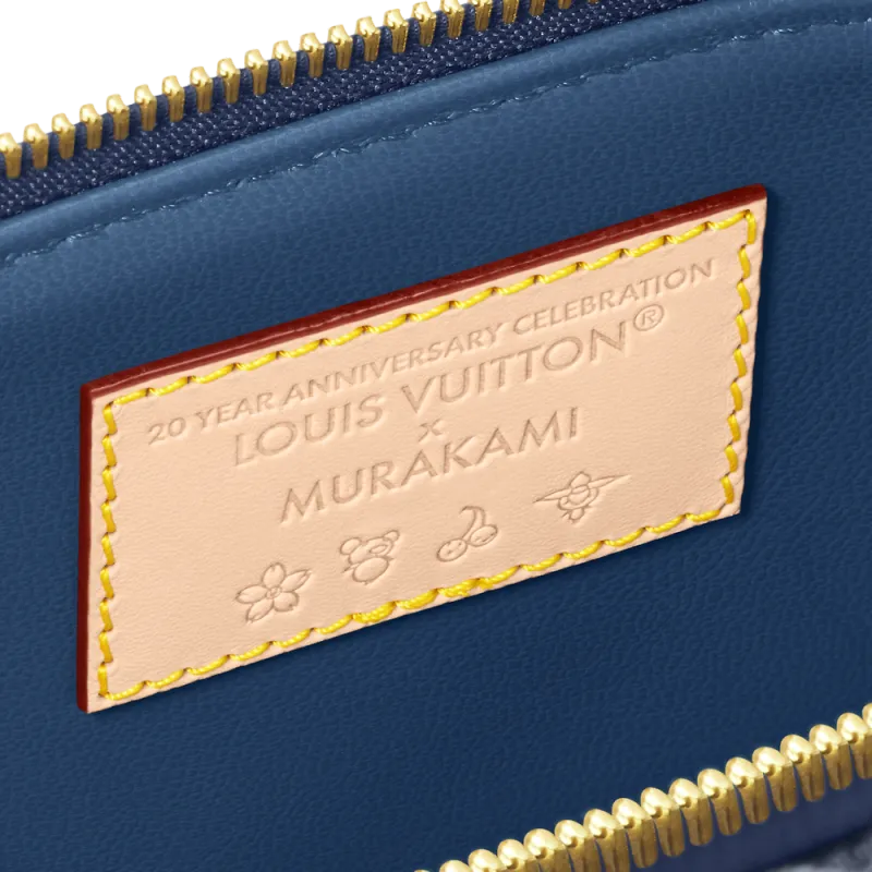 LOUIS VUITTON X Takashi Murakami Cherry Coussin Pm Denim Monogram-5