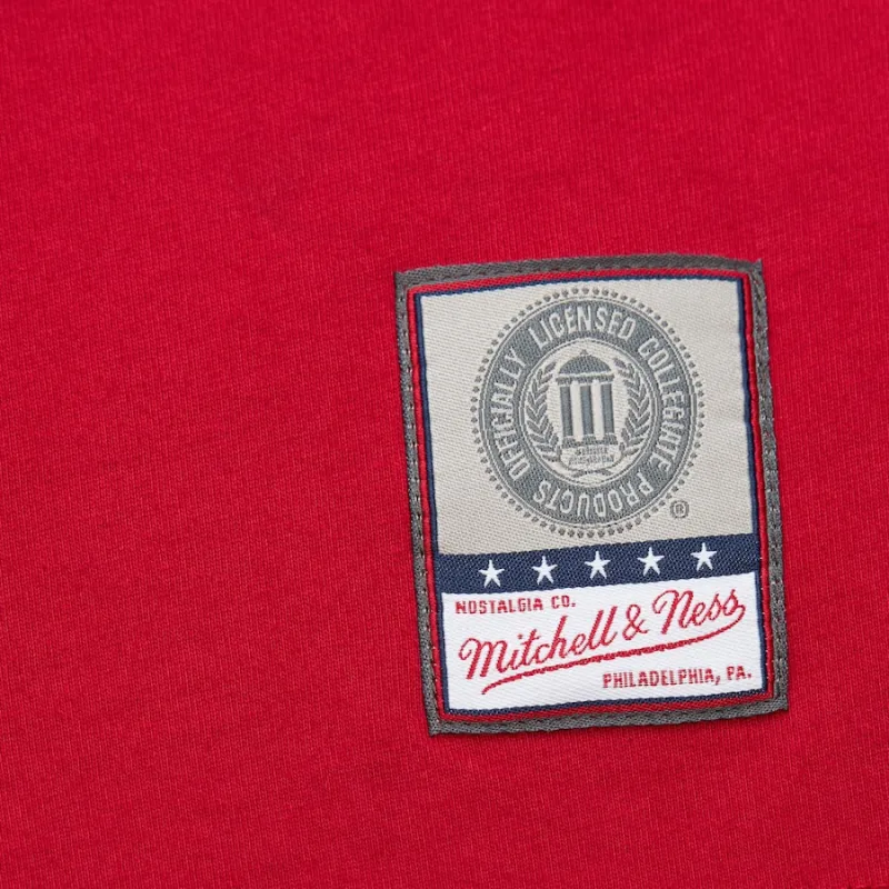 Mitchell & Ness x NCAA T Shirt Men's Deep Red-3