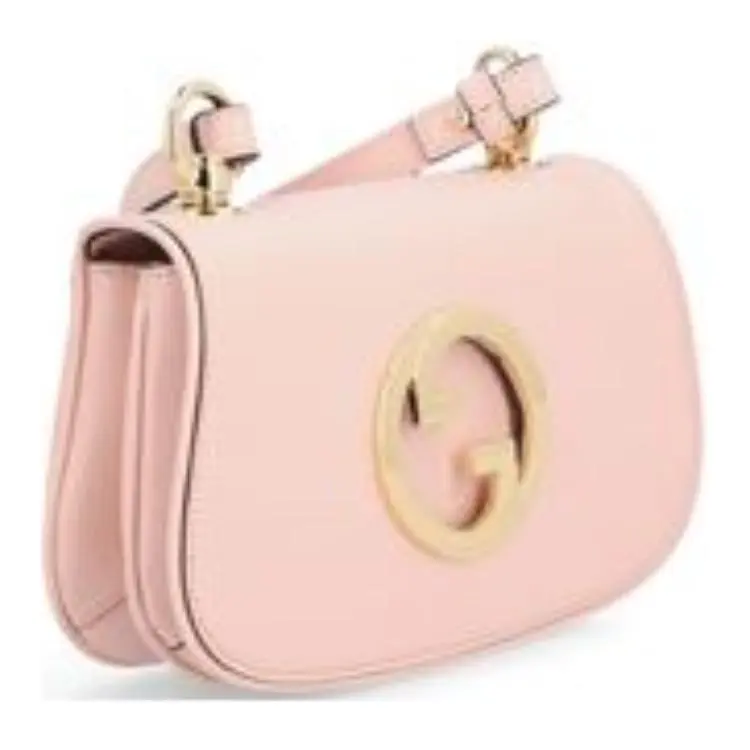 GUCCI Blondie Leather Handbags Shoulder Bag Crossbody Bag Mini Women's Light Pink-10