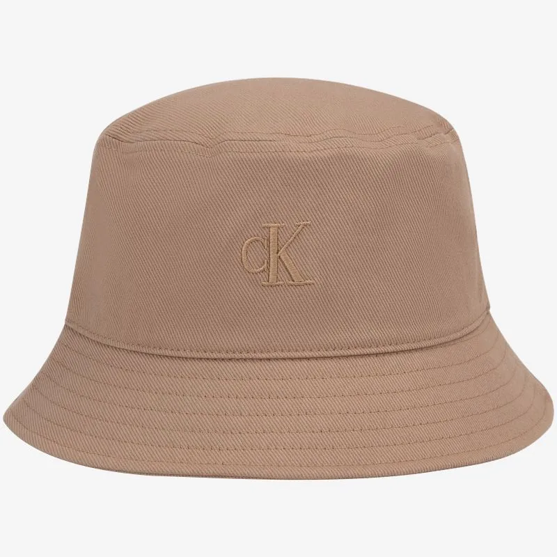 CALVIN KLEIN Cotton Bucket Hats Unisex Khaki-2