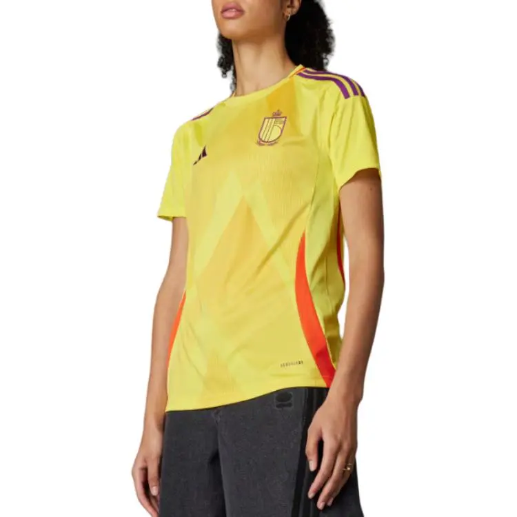 Adidas Free Shipping With AdiClub Belgium 25 Women's Team Away Jersey-4