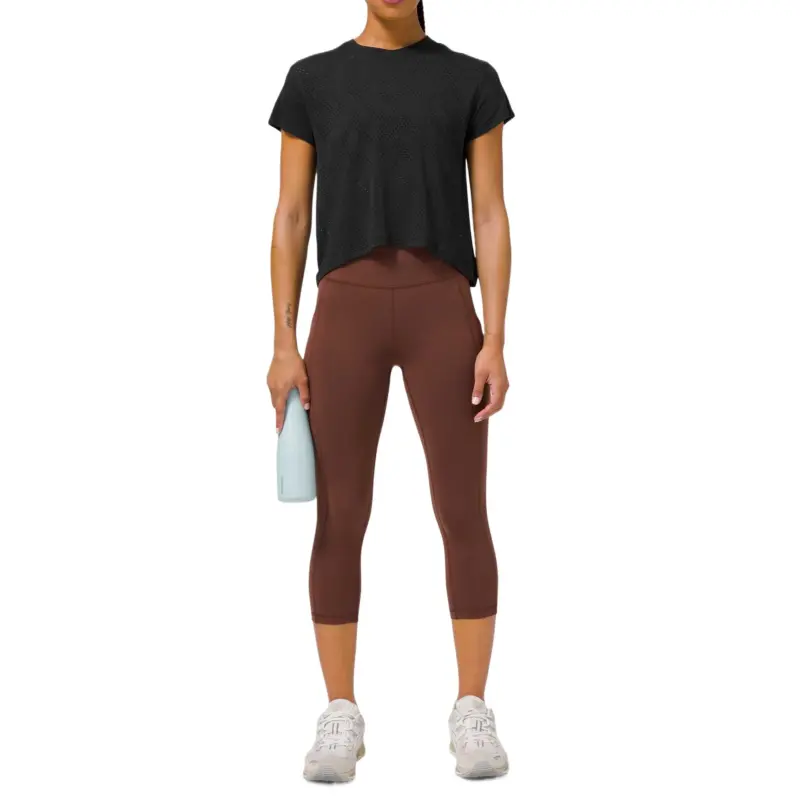 Lululemon Train To Be T-Shirt Women's Bronze Green-2