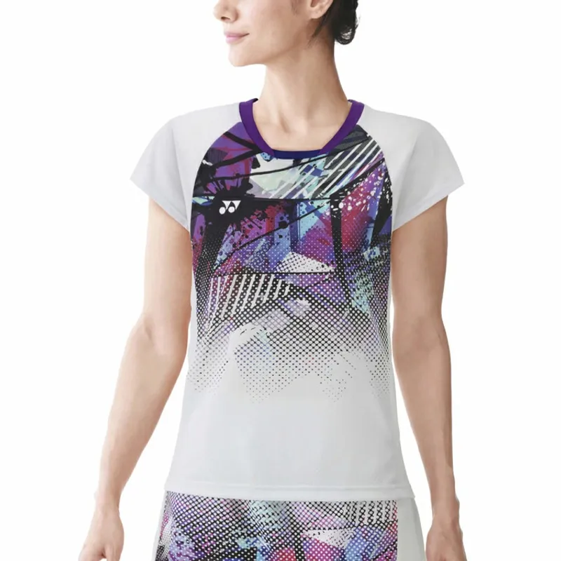 YONEX T-Shirts Women's White-1