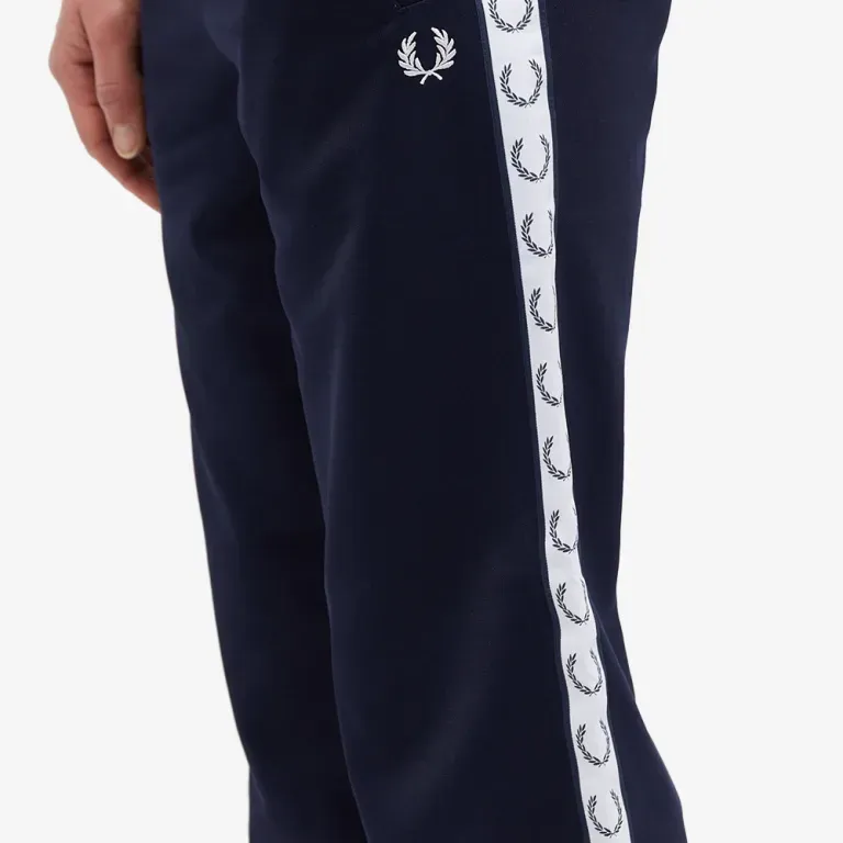 FRED PERRY Knitted Sports Pants Men's Blue-3