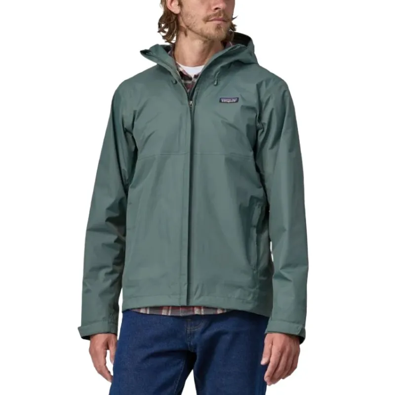 Patagonia Torrentshell 3L Windbreaker Jackets Unisex Green Comes With Necklace-2