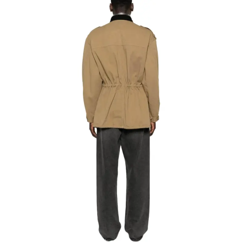 ISABEL MARANT Drawstring Denim Jacket-4