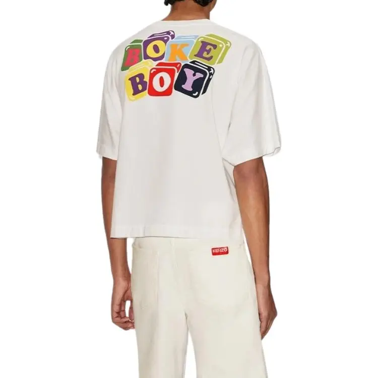 KENZO T Shirts Men Ecru-3