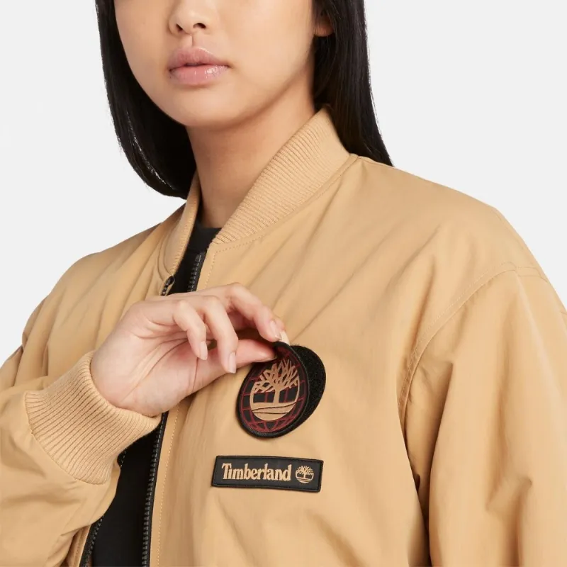 Timberland Puffer Jacket Unisex Light Wheat-2