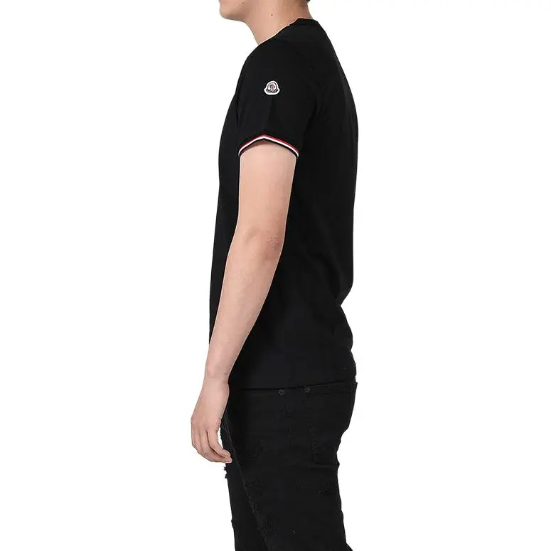 Moncler T Shirts Men Black-2