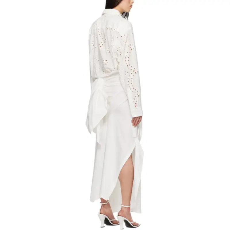 Ottolinger Long Sleeved Dress Women's White-1