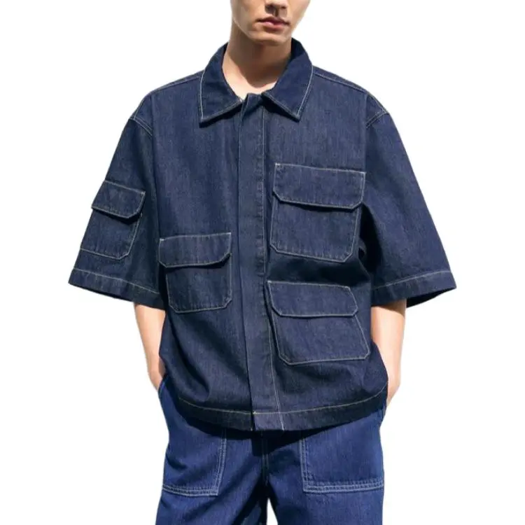 ZARA Shirts Men Blue-2
