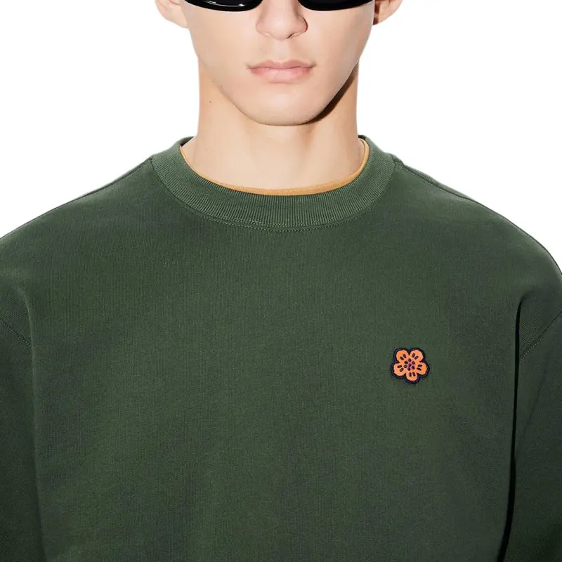 KENZO Boke Flower Embroidered Crewneck Sweatshirt-6