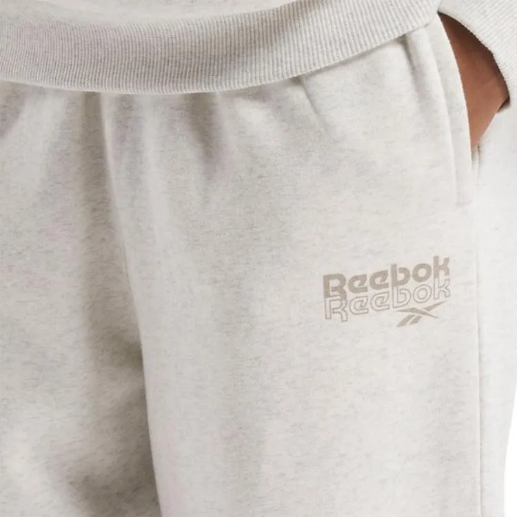 Reebok Identity Track Knitted Sports Pants Women's White-3