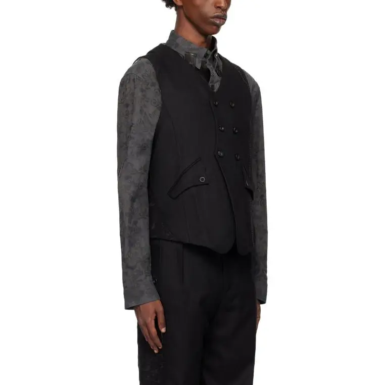Professor.E Vests Men Black-2