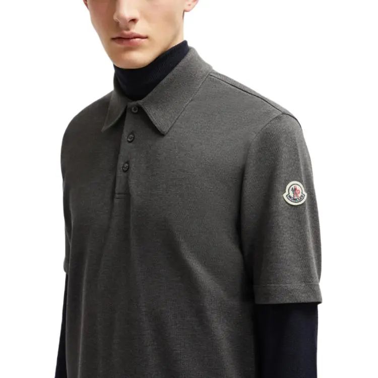 Moncler Piqué weave Polo Shirt-4