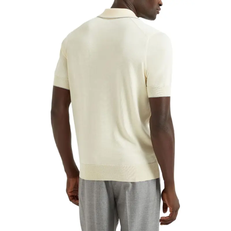 Brunello Cucinelli Knitted Polo Shirt-4