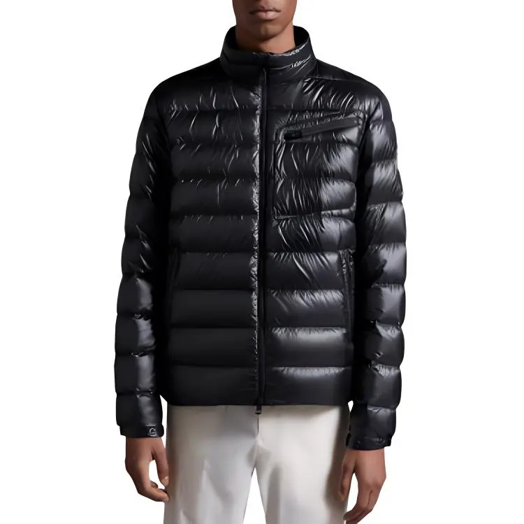 Moncler Logo Patch Zip Up Padded Jacket-2
