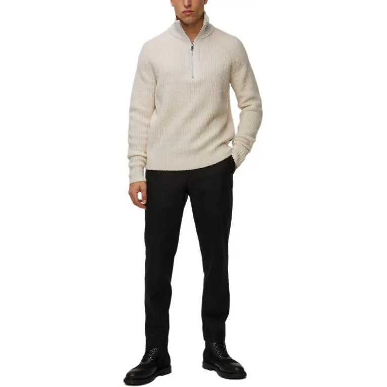 HUGO BOSS Sweaters Men Cream-1