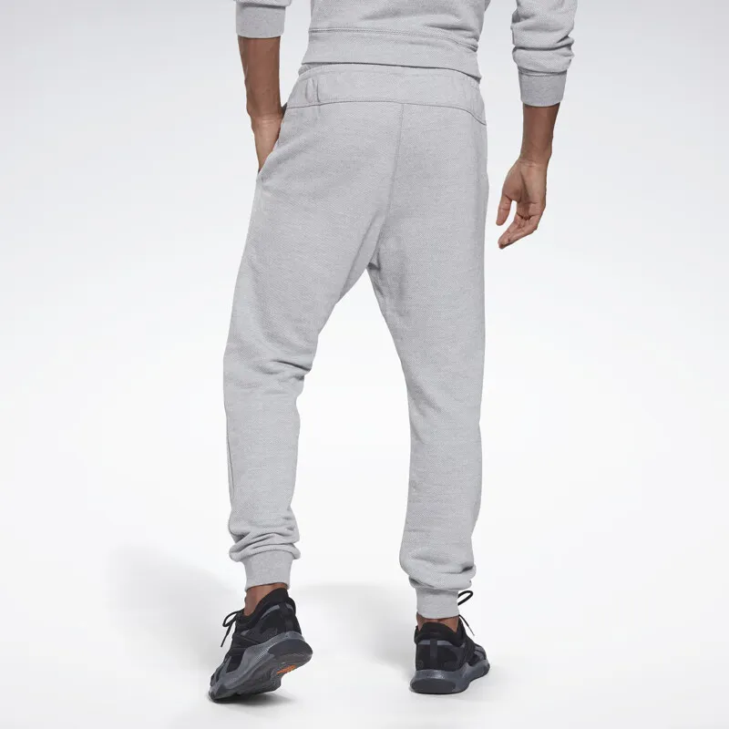 Reebok PANTS Knitted Sports Pants Men's Medium Heather Gray-2