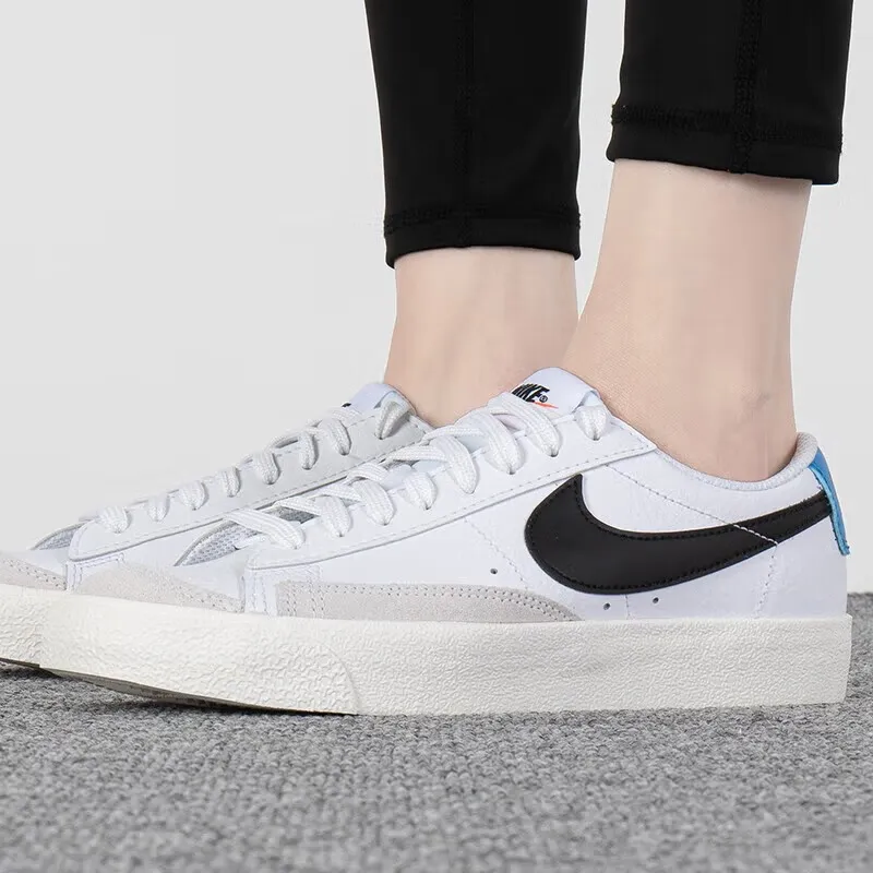 Nike Blazer Low 77 Vintage White Blue Black-2