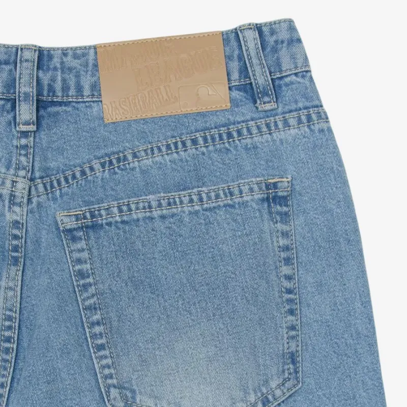 MLB New York Yankees Jeans Women's Sky Blue-5