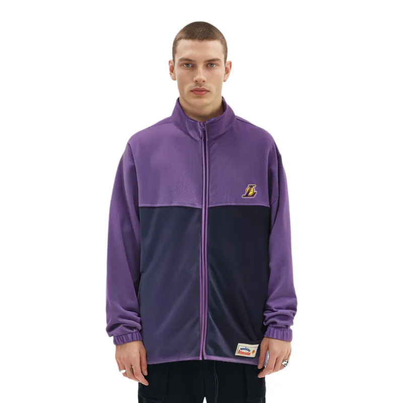 NBA Stand Collar Jacket Unisex Purple-2