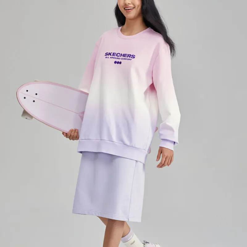 Skechers Sweatshirts Unisex Pink/Purple Gradient/03K5-2