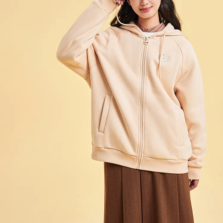 Anta Sweatshirt Women's Oat Gray-1