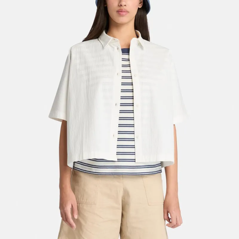 Timberland Shirt Women's Vintage White-2
