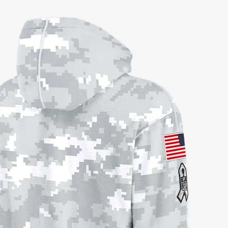 Nike Dallas Cowboys Salute To Service Primary Edge Club Men's Nike Nfl Pullover Hoodie-3