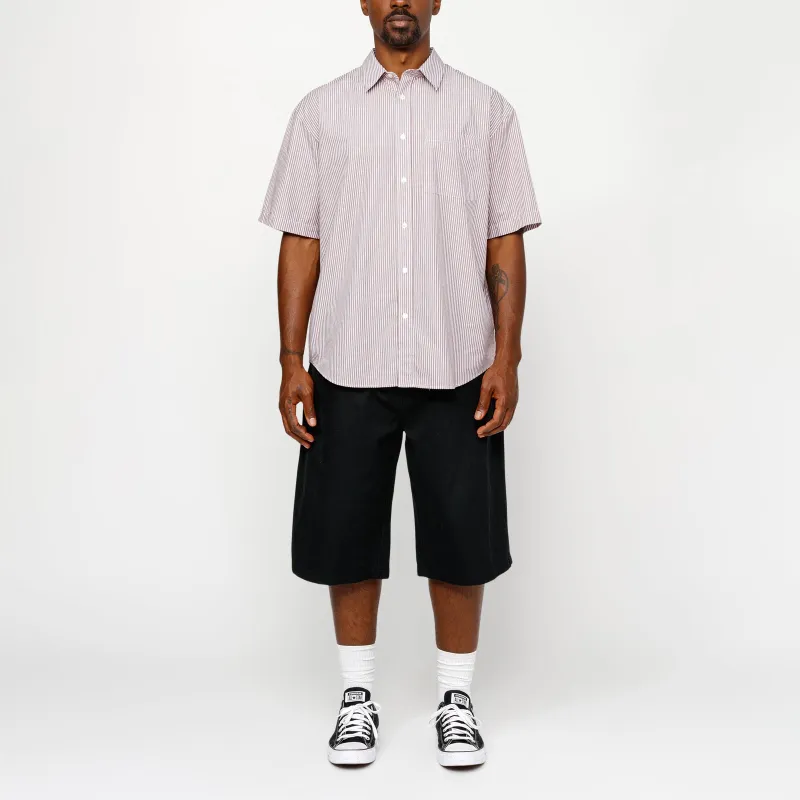 Stussy Boxy S/S Stripe 8 Ball Shirt-11