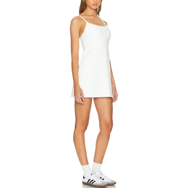 THE UPSIDE Slip Dresses Women's White-3