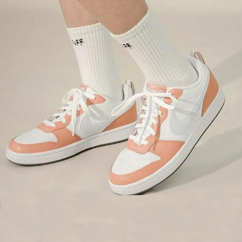 Nike Court Borough Low 2 SE White Light Madder Root GS-1