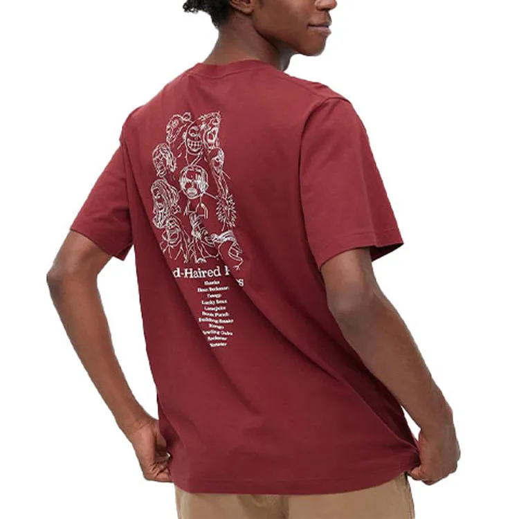 UNIQLO x One Piece Film Red T Shirt Men's Red-2