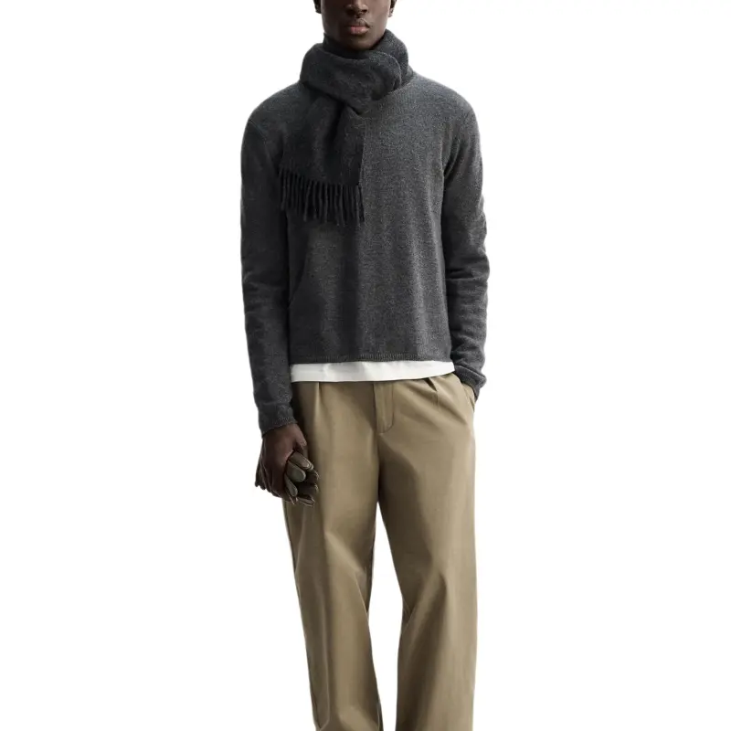 ZARA Cashmere Sweaters Men-8