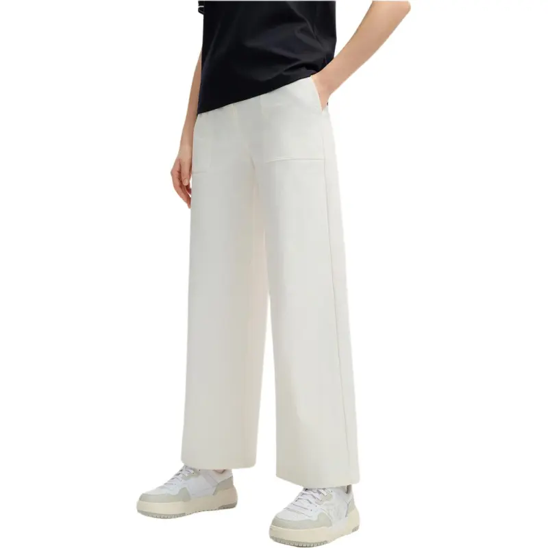 FILA Casual Pants Women's Cloud White-4