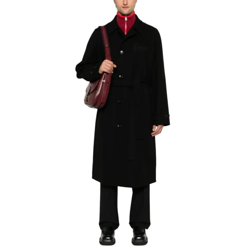 GUCCI Collared Button Up Coat-2
