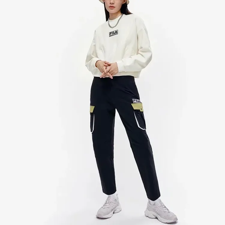 White Mountaineering X FILA FUSION White Mountaineering Sweatshirts Women's Reed White-4