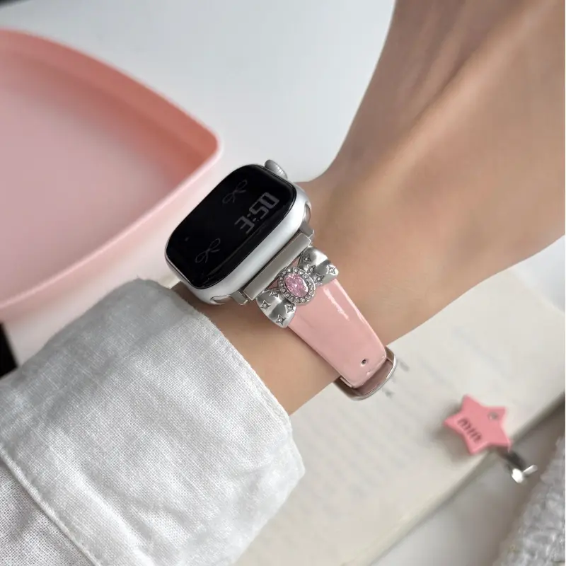 Wei Xin Apple Compatibility Watch Band Cowhide Leather Material-7